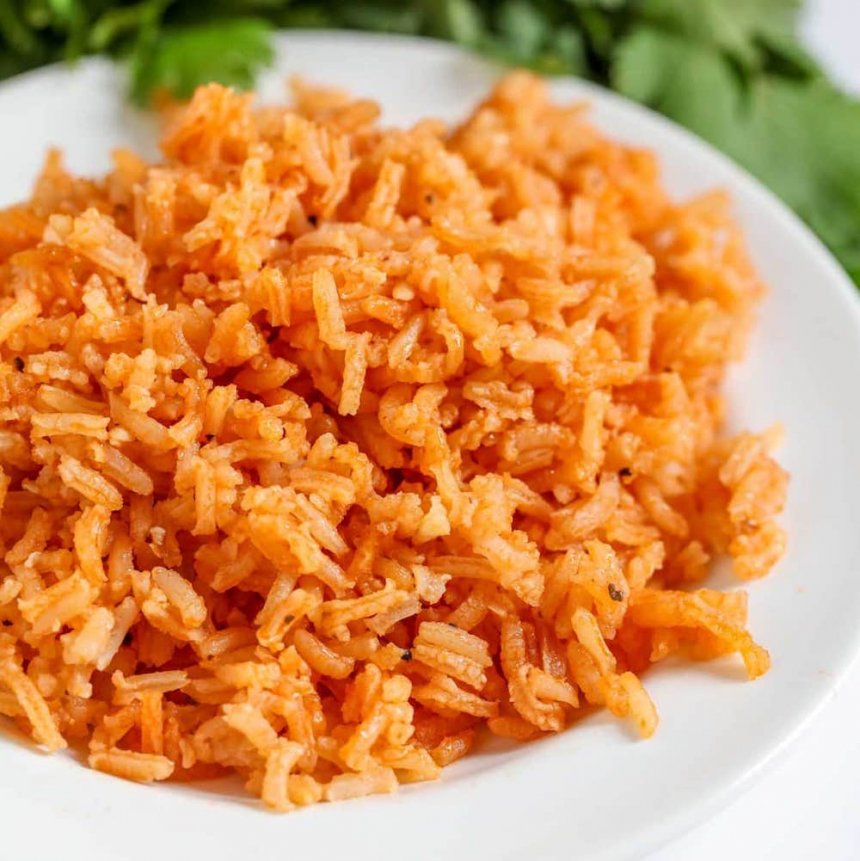 arroz cremoso con naranja