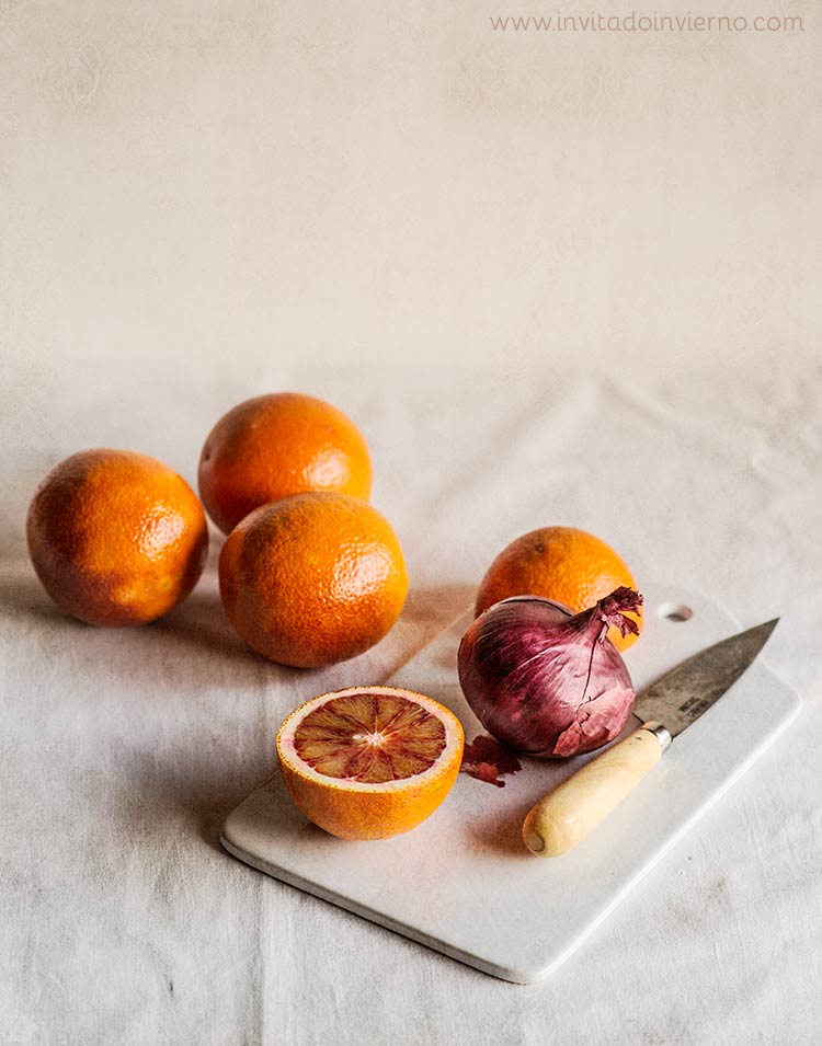 ensalada de naranja con cebolla